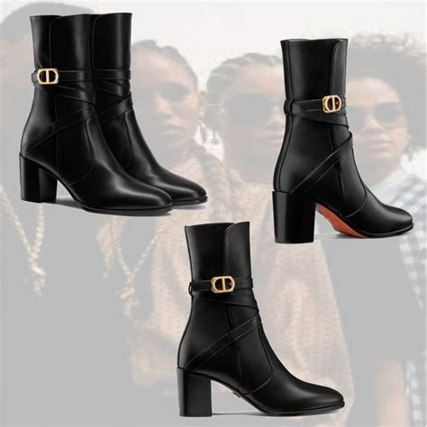 d-leather ankle boot dior|Dior empreinte ankle boot.